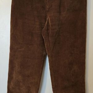 Lauren Ralph Lauren Brown Whale Corduroy Pants Size 10